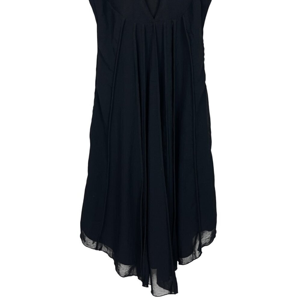 DRESS THE POPULATION 'JADE' ILLUSION YOKE CHIFFON HIGH LOW DRESS - Picture 10 of 12